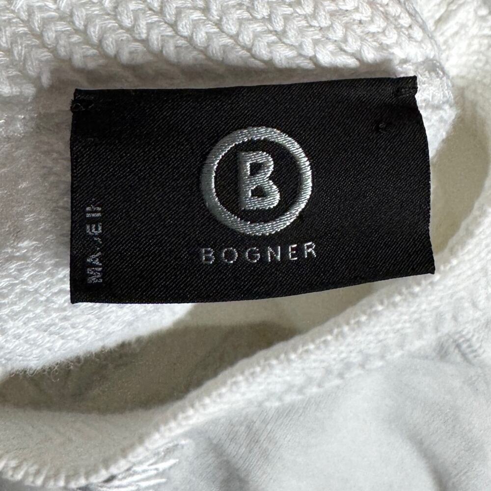 Bogner‎ Embroidered Palm Tree White Pullover Sweatshirt Women's US XS - Picture 8 of 10